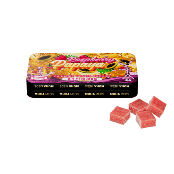 RASPBERRY PAPAYA CBG GUMMIES