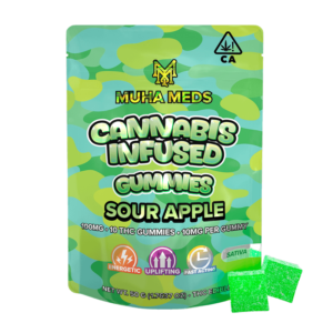 SOUR APPLE INFUSED GUMMIES