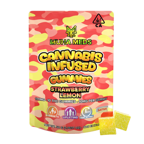 STRAWBERRY LEMON INFUSED GUMMIES
